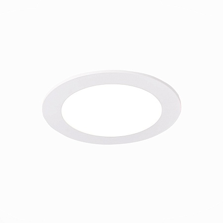 Св-к встр. Белый LED 1*9W 3000K 585Lm Ra80 110° IP20 D145xH8 90-265V ST209.538.09 - фото