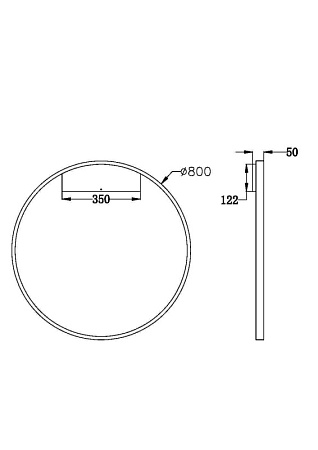 Настенный светильник (бра) Maytoni Rim MOD058WL-L50B3K - фото