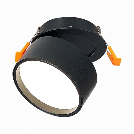 Встраиваемый поворотный светильник Черный LED 1*9W 4000K 720Lm Ra>90 120° IP20 D85xH68 ST651.448.09 - фото