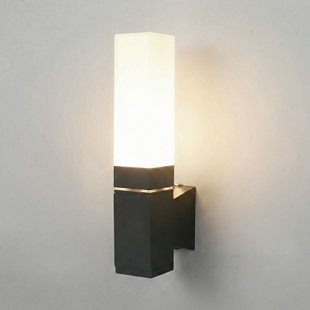 Уличный настенный светодиодный светильник Чёрный IP54 1534 TECHNO LED Elektrostandard - фото