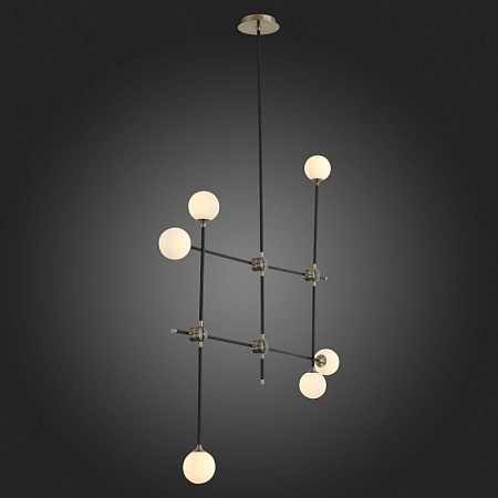 Светильник подвесной ST-Luce Черный, Золото/Белый G9 6*5W SL429.403.06 - фото