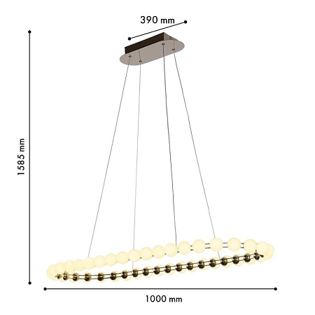 Подвесная люстра Favourite 4590-10P - фото