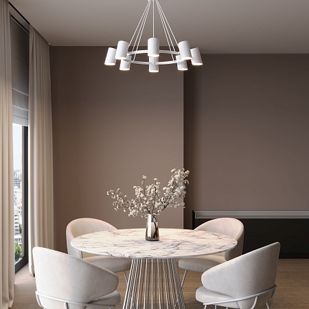 Подвесной светильник Eurosvet 70147/8 белый - фото