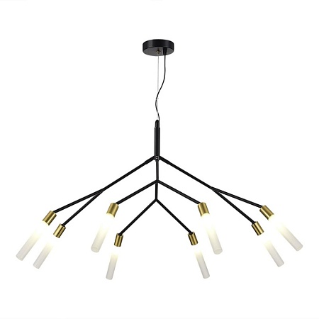 Светильник подвесной Черный, латунь/Белый G9 8*5W SLE1129-403-08 - фото
