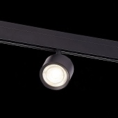 Магнитный трековый светильник Черный LED 1*6W 3000K 560Lm Ra&gt;90 36° IP20 L120xW81xH138 ST353.436.06