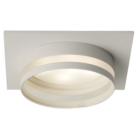 Светильник встраиваемый Feron DL503 LUNA потолочный GX53 белый квадрат - фото