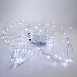 Светодиодная гирлянда Feron CL53  10 веток *20LED, 2м + 1м белый,статичная, с питанием от батареек, прозрачный шнур - фото