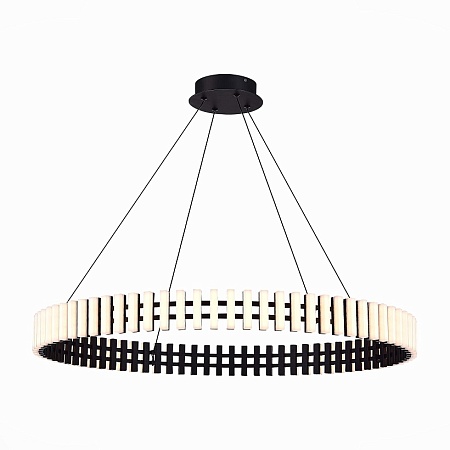 Люстра подвесная ST-Luce Черный/Белый LED 1*50W 3000K SL6203.403.50 - фото