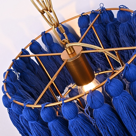 Настенный Светильник Tassel Wall Синий Imperiumloft 268534-26 - фото