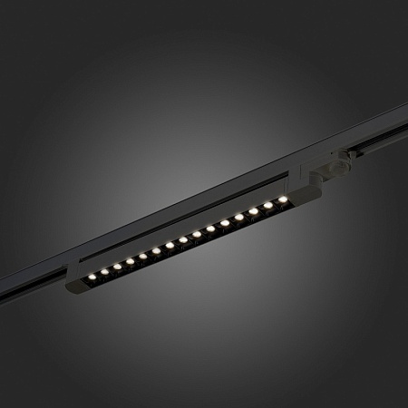 Св-к трек. Черный LED 1*15W 3000K 1 200Lm Ra>90 48° IP20 L535xW33xH73 165-265V ST662.436.15 - фото
