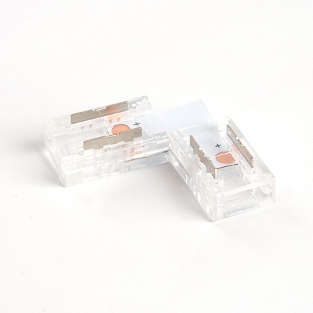 Соединитель угловой 10мм для ленты COB LS530, LD178 - фото