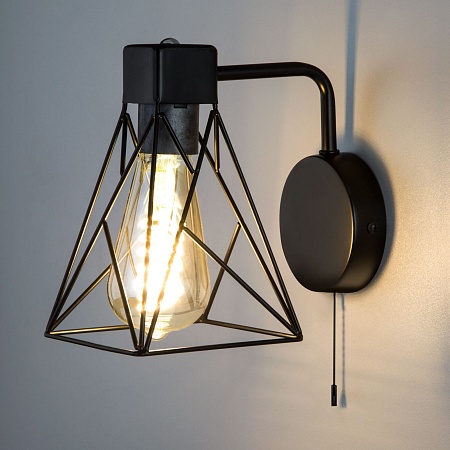 Настенный светильник Eurosvet 70107/1 черный - фото