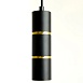 Светильник потолочный Feron ML1868  Barrel ZEN levitation на подвесе MR16 35W, 230V, чёрный, золото 55*180 - фото