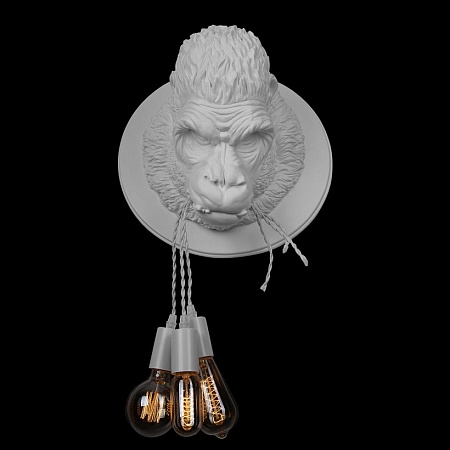 10178 White Настенный светильник LOFT IT Gorilla - фото