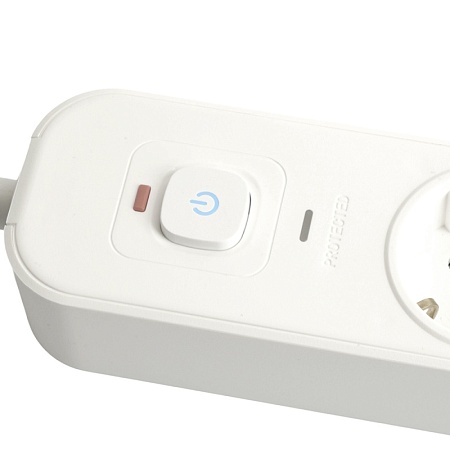 Сетевой фильтр 5-местный с/з STEKKER 3x1мм2, 5 м, 250В, 16А, 2 USB-A+2 Type-C 3, серия Nova, белый - фото