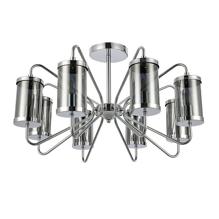 Светильник потолочный Хром/Дымчатый E14 8*40W SLE102302-08 - фото