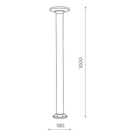 Светильник уличный наземный ST-Luce Черный кварцевый LED 1*12W 4000K SL087.415.01 - фото