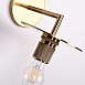 Бра Rh Utilitaire Knurled Disk Shade Sconce Brass Imperiumloft 123282-22 - фото