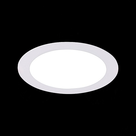 Св-к встр. Белый LED 1*12W 3000K 900Lm Ra80 110° IP20 D120xH30 220-240V ST210.538.12 - фото