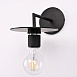 Бра Rh Utilitaire Knurled Disk Shade Sconce Black Imperiumloft 123281-22 - фото