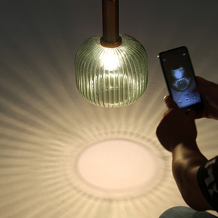 Подвесной Светильник Ferm Living Chinese Lantern A Brass / Green Imperiumloft 101692-26 - фото