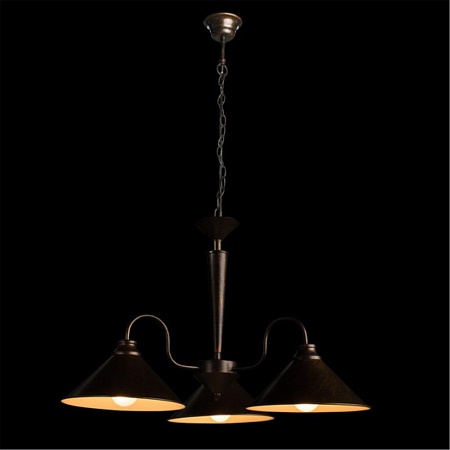 Подвесная люстра Arte Lamp BEVEL A9330LM-3BR - фото