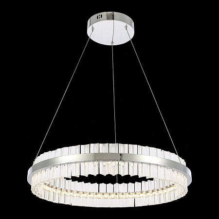 Светильник подвесной ST-Luce Хром/Прозрачный LED 1*44W 3000K SL383.113.01 - фото