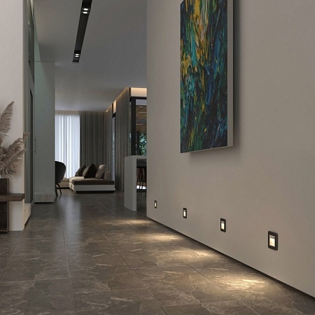 Встраиваемая LED подсветка три режима с датчиком движения (белый) W1154601 - фото