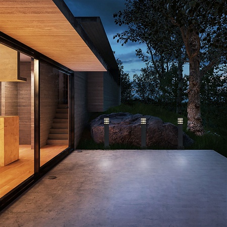 Ландшафтный светильник 1550 Techno черный IP54 1550 Techno черный Elektrostandard - фото