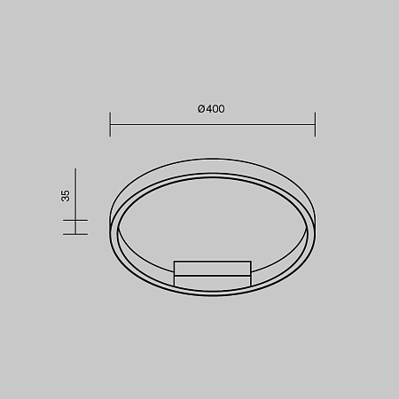 Потолочный светильник Maytoni Rim MOD058CL-L25BK - фото