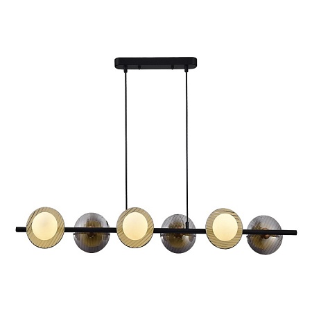 Светильник подвесной ST-Luce Черный/Дымчатый, Белый G9 6*5W 4000K SL1521.403.06 - фото