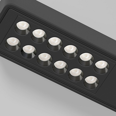 Светильник потолочный светодиодный Tend 16W 4000K черный 25115/LED Elektrostandard - фото
