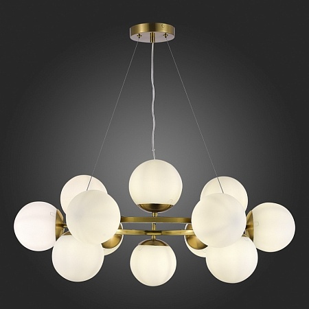 Светильник подвесной Золотистый/Белый E27 12*60W SLE1191-203-12 - фото