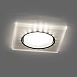 Светильник встраиваемый с белой LED подсветкой Feron CD5022 потолочный GX53 без лампы, белый матовый - фото