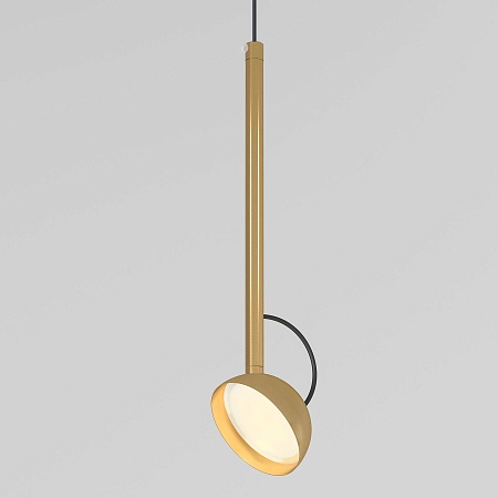 Светильник подвесной светодиодный Join 7W 3000K латунь 50313 LED Elektrostandard - фото