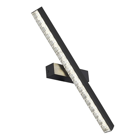 Светильник настенный ST-Luce черный/прозрачный LED 1*11W 4000K SL1018.401.01 - фото