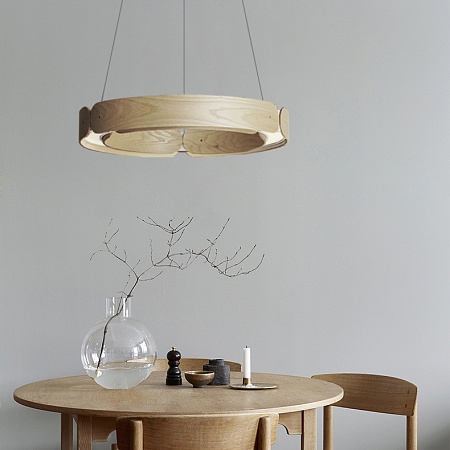 Подвесной Кольцевой Светильник Range 1 D55 Light Wood Imperiumloft 195537-26 - фото