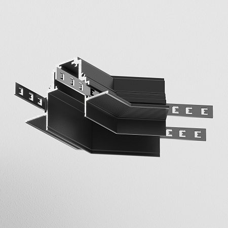 Угол-соединитель 135° Gravity встраиваемый черный - фото