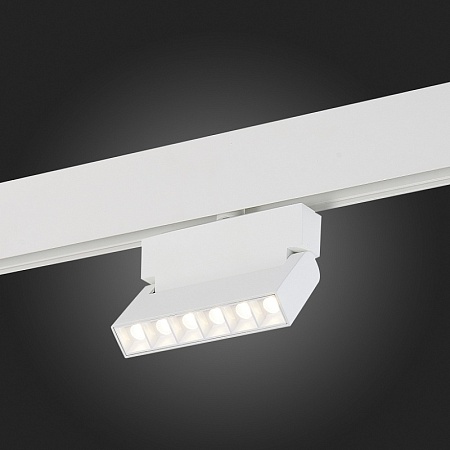Магнитный трековый светильник белый LED 1*6W 4000K 532Lm Ra>80 36° IP20 L120xW22xH134 4 ST362.546.06 - фото