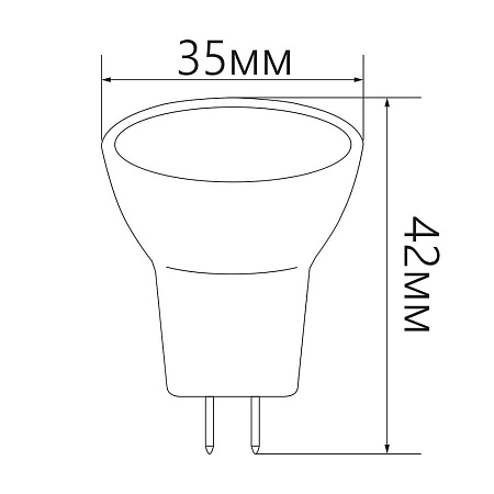 Лампа светодиодная Feron LB-271 MR11 G5.3 3W 230V 2700K - фото