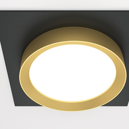 Встраиваемый светильник Technical Hoop DL086-GX53-SQ-BG - фото