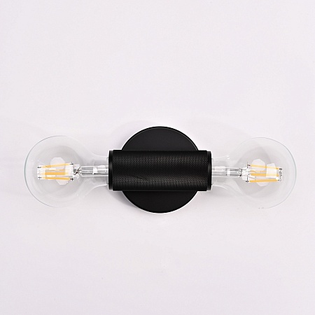 Бра Rh Utilitaire Inline Sconce Black Imperiumloft 123278-22 - фото