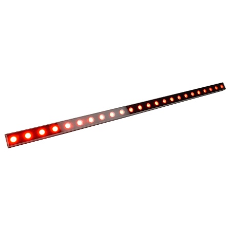LL-893 Светодиодный линейный прожектор для подсветки стен, красный, 970*40*25mm, 24W DC24V, IP65 - фото