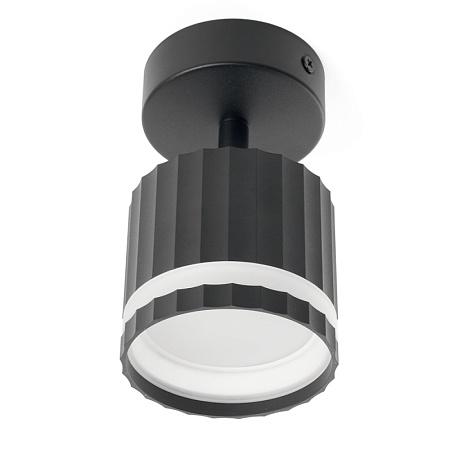 Светильник Feron HL3691 OLYMPUS настенно-потолочный под лампу GX53, чёрный - фото