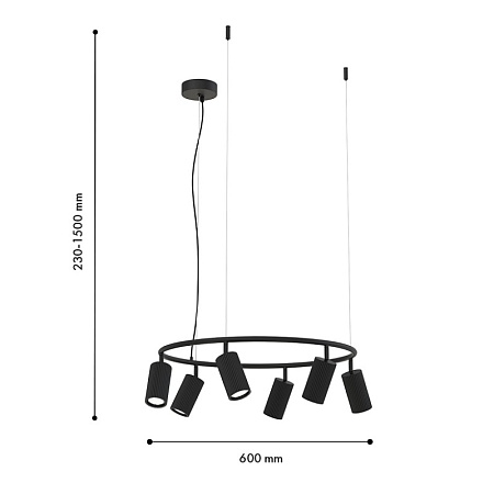 Подвесная люстра F-Promo 4635-6P - фото
