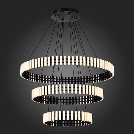 Люстра подвесная ST-Luce Черный/Белый LED 1*105W 3000K SL6203.403.105 - фото