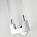 Бра Canelle Wall Lamp Double Sconces Chrome Imperiumloft 147875-22 - фото