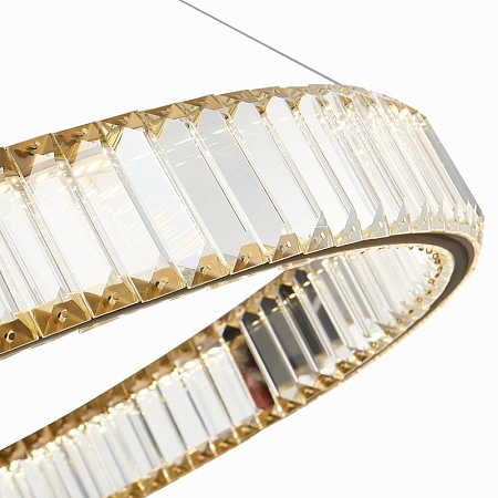 Люстра подвесная ST-Luce Латунь/Прозрачный LED 1*68W 4000K SL1622.313.01 - фото
