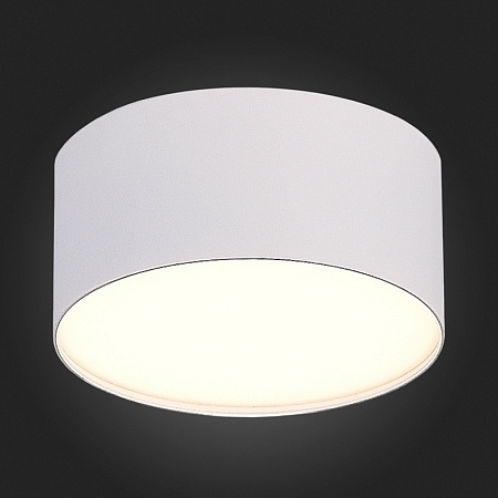 Светильник потолочный Белый LED 1*12W 3000K 1 080Lm Ra>85 120° IP20 D120xH55 185-265V ST606.532.12 - фото