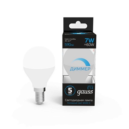 Светодиодная лампа GAUSS 105101307-D_GAUSS - фото